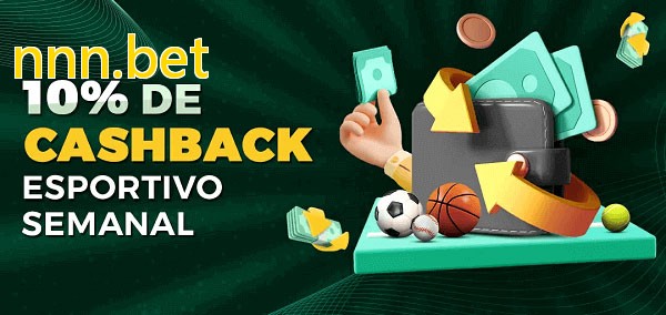 10% de bônus de cashback na nnn.bet